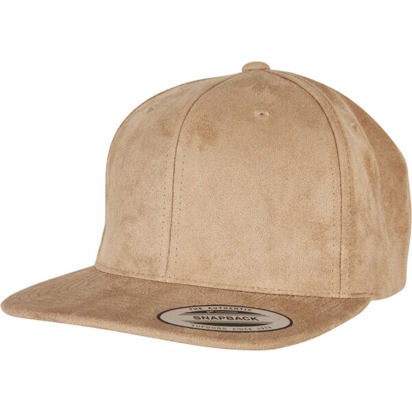 Imitation suede leather snapback (6089SU) Thumbnail