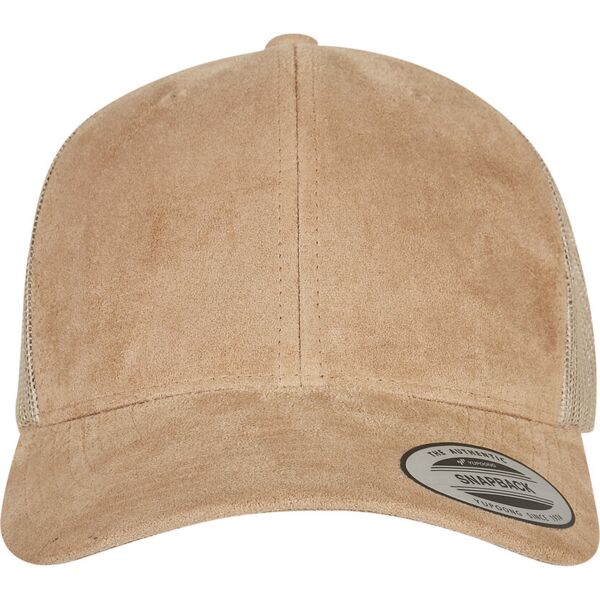 Imitation suede leather trucker cap (6606SU) Thumbnail