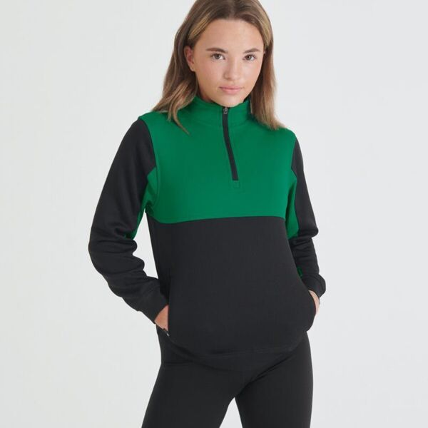 KIDS 1/4 ZIP TRACKSUIT TOP Thumbnail