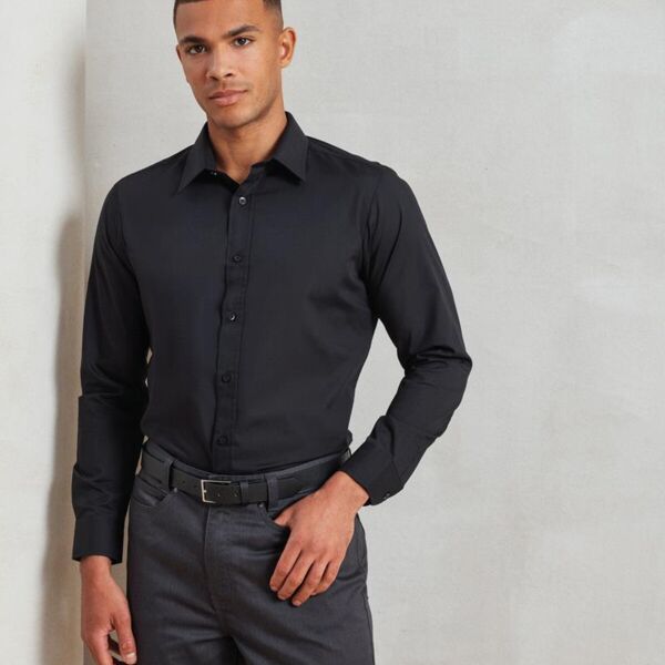 COLOURS POPLIN FITTED L/S SHIR Thumbnail