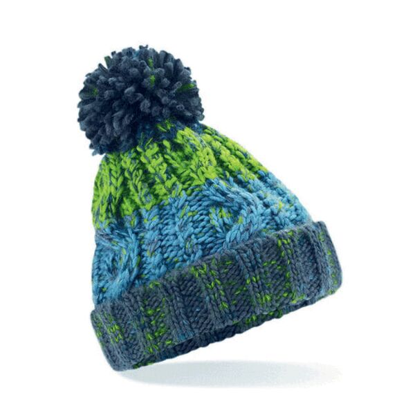 KIDS CORKSCREW POM POM BEANIE Thumbnail