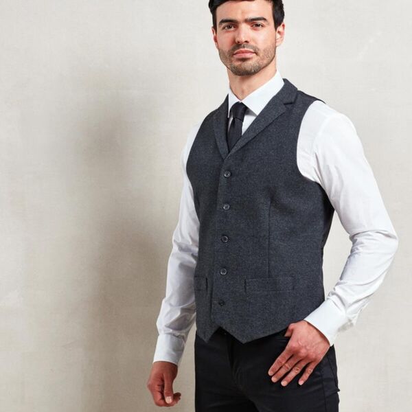 MENS HERRINGBONE WAISTCOAT Thumbnail