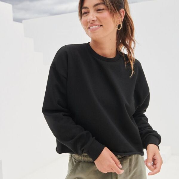 LADIES CROPPED SLOUNGE SWEAT Thumbnail