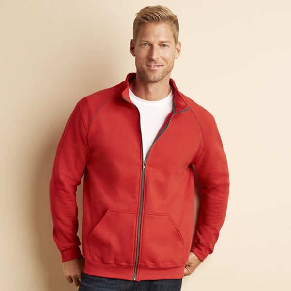 Premium cotton full-zip jacket Thumbnail