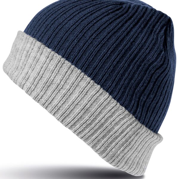 R378X: Double-layer knitted hat Thumbnail