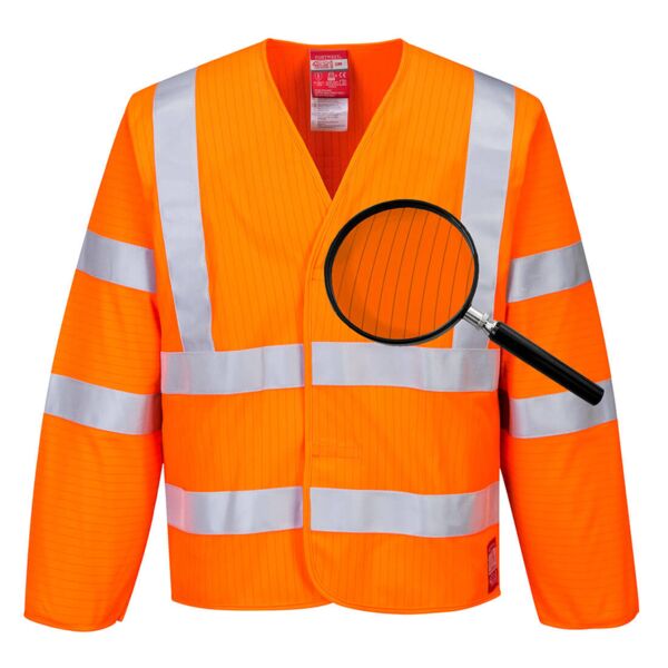 FR85 - Hi-Vis Anti Static Jacket - Flame Resistant Thumbnail