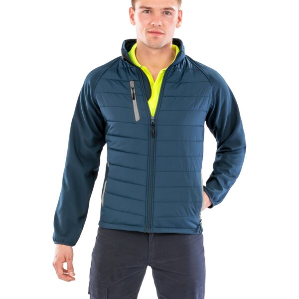 Black Compass Padded Softshell Jacket Thumbnail