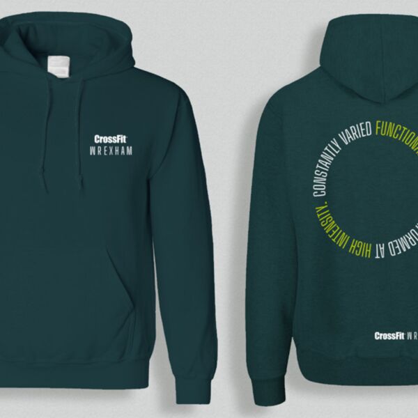 Crossfit Constantly Varied Bottle Green Hoodie - F789347 Thumbnail