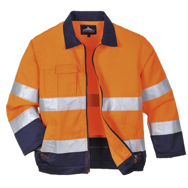 TX70 - Madrid Hi-Vis Contrast Bomber Jacket Thumbnail