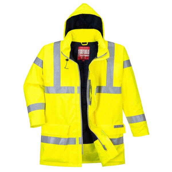 S778 Bizflame Rain Hi-Vis Antistatic FR Jacket Thumbnail