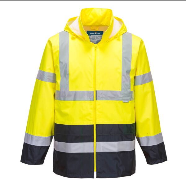 Hi-Vis Contrast Classic Rain Jacket Thumbnail