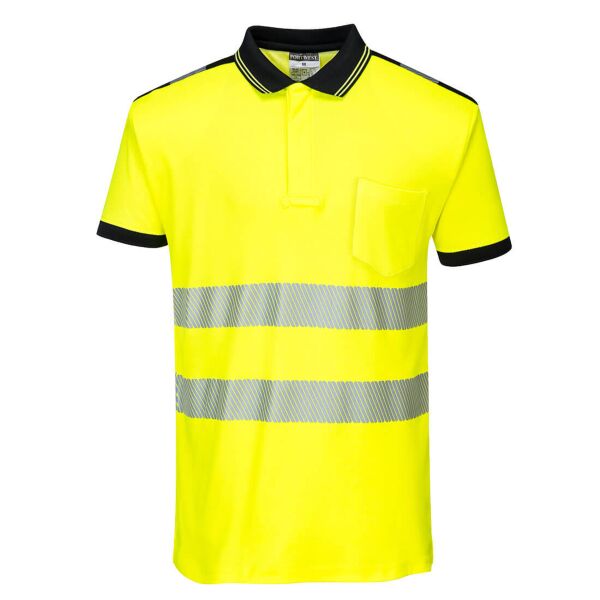PW3 Hi-Vis Cotton Comfort Polo Shirt Thumbnail