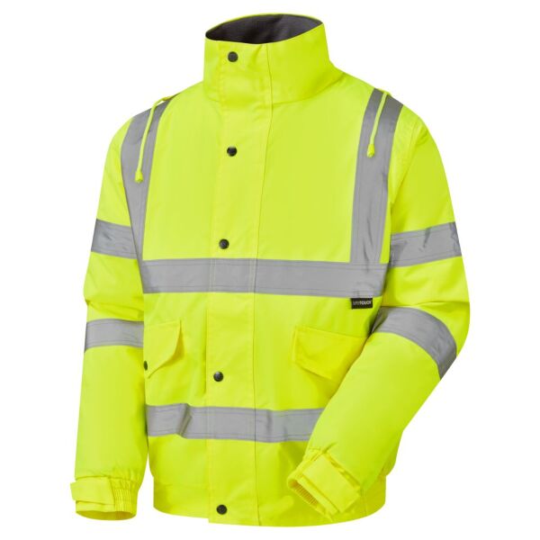 Supertouch Hi Vis Yellow Standard Storm Bomber Jacket Thumbnail