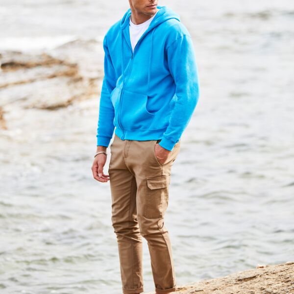 Fruit Of The Loom Hooded Sweat Jacket Thumbnail