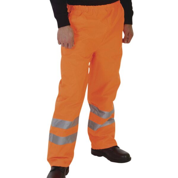 Hi vis waterproof overtrousers (HVS462) Thumbnail