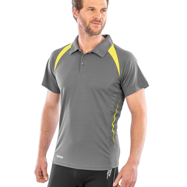 Spiro Mens Team Spirit Polo Shirt Thumbnail