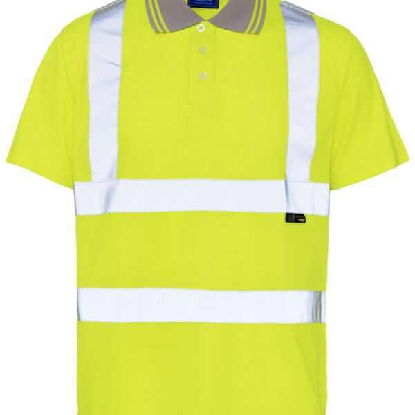 Hi Viz Birds Eye Polo Shirt Thumbnail
