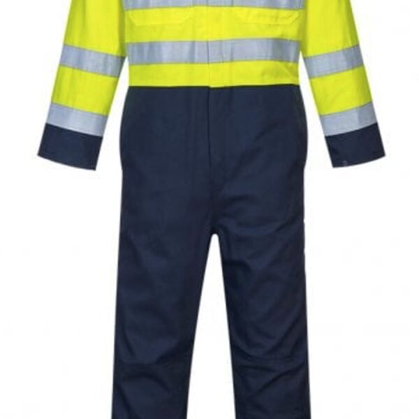 Hi-Vis Anti-Static Bizflame Pro Coverall Thumbnail
